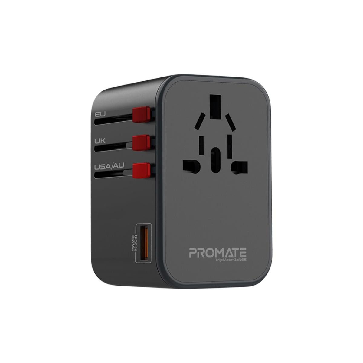 Promate TripMate-GaN65 Reiseadapter