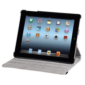 Hama Tablet-Hülle Cover Padfolio Case Tasche Ständer Etui Hülle Weiß, Klapp-Tasche für Apple iPad 4 3 4G 3G 2 2G, Stand-Funktion