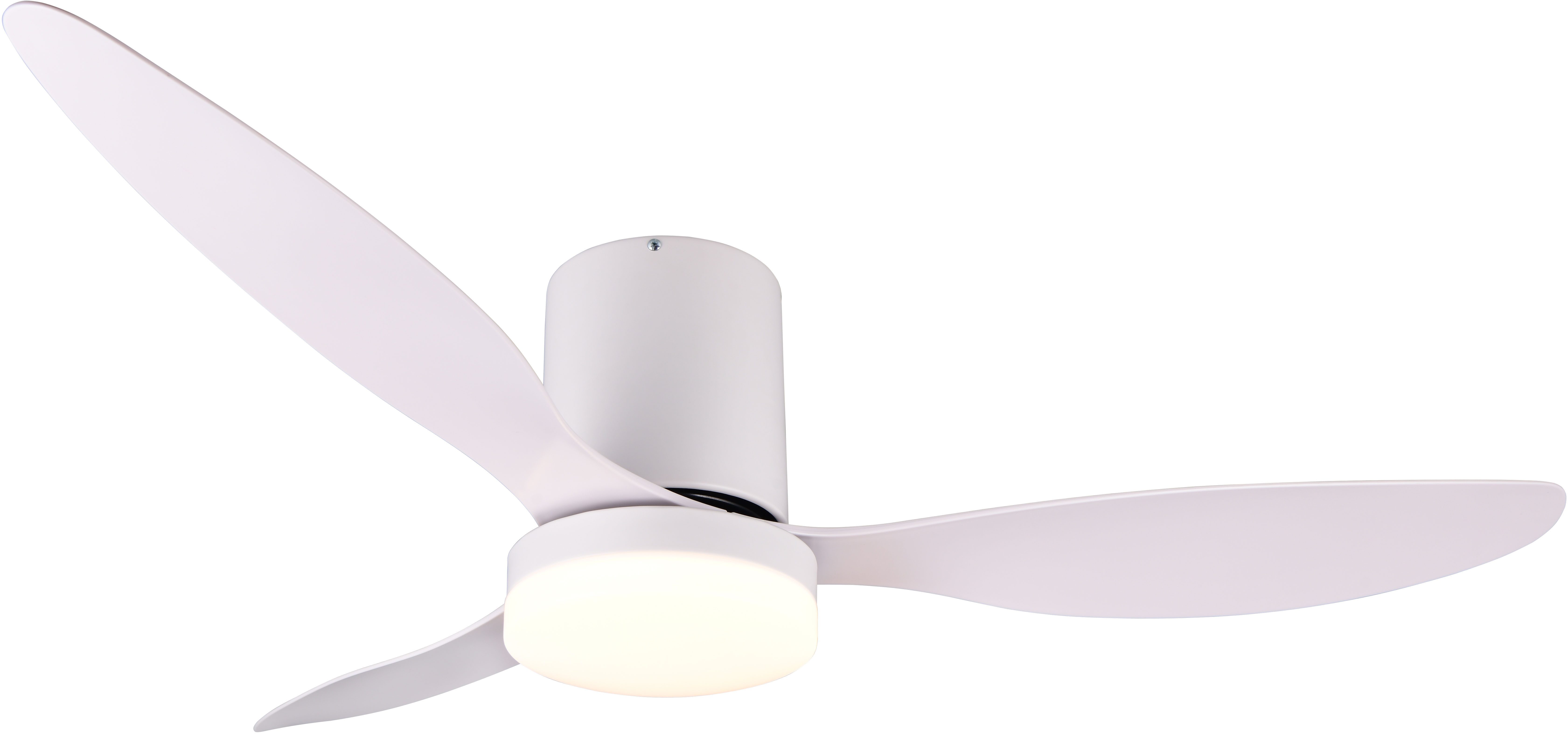 Reality Leuchten LED Deckenleuchte GÖTEBORG mit Ventilator, Deckenventilator mit Licht inkl Fernbedienung, Ventilatorfunktion, LED fest …