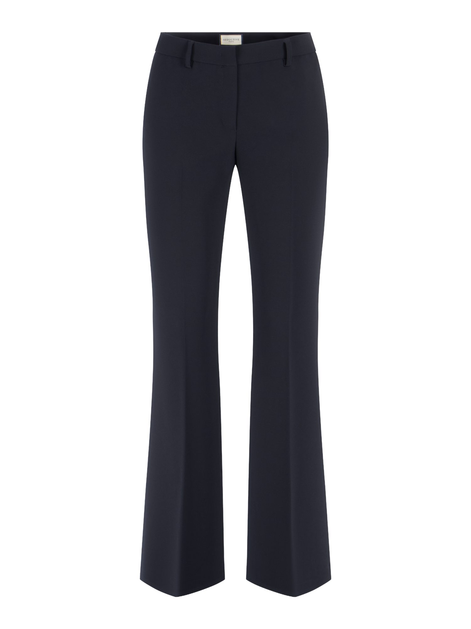 Seductive Stoffhose blau, Casual, Polyester, Unifarben, Regular Fit, Mittel