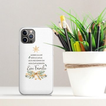 DeinDesign Handyhülle Eine Familie, Apple iPhone 12 Pro Max Silikon Hülle Bumper Case Handy Schutzhülle
