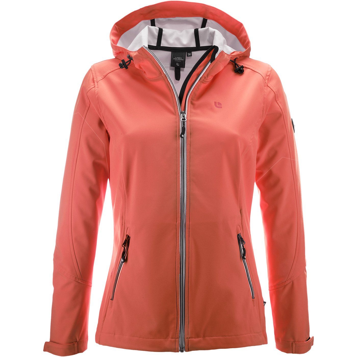 WOMEN PEAK abnehmbarer Kapuze Active DEPROC PINAWA mit Softshelljacke