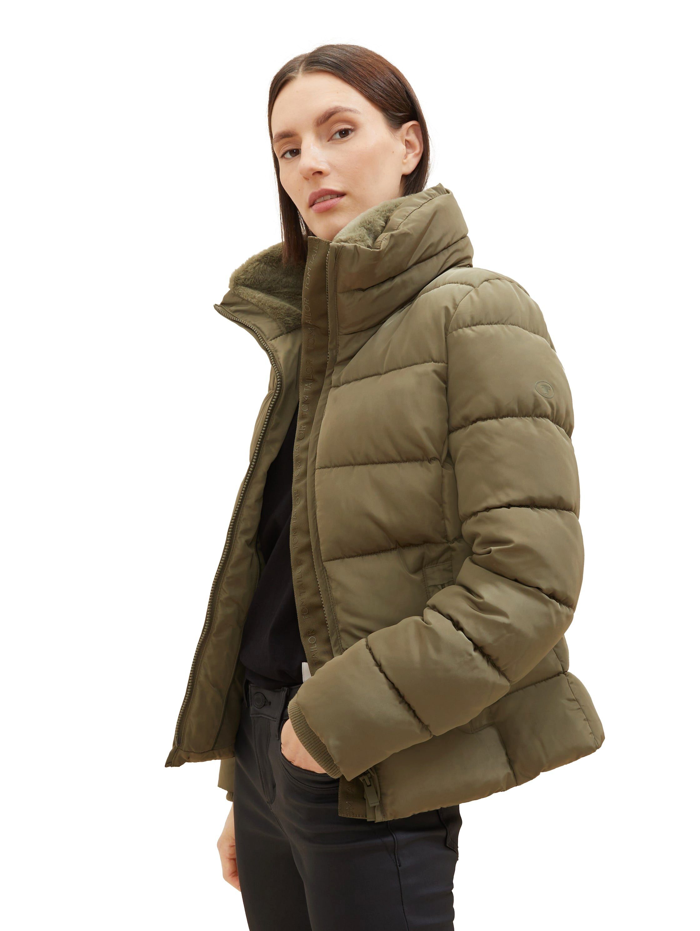 green TOM Allwetterjacke Puffer-Jacke TAILOR jungle soil