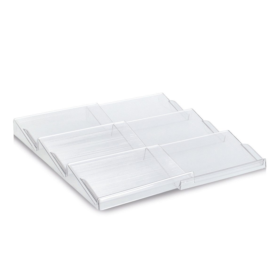 Zeller Present Glas Gewürzglas-Schubladen-Organizer-Set, PET, 2-tlg.