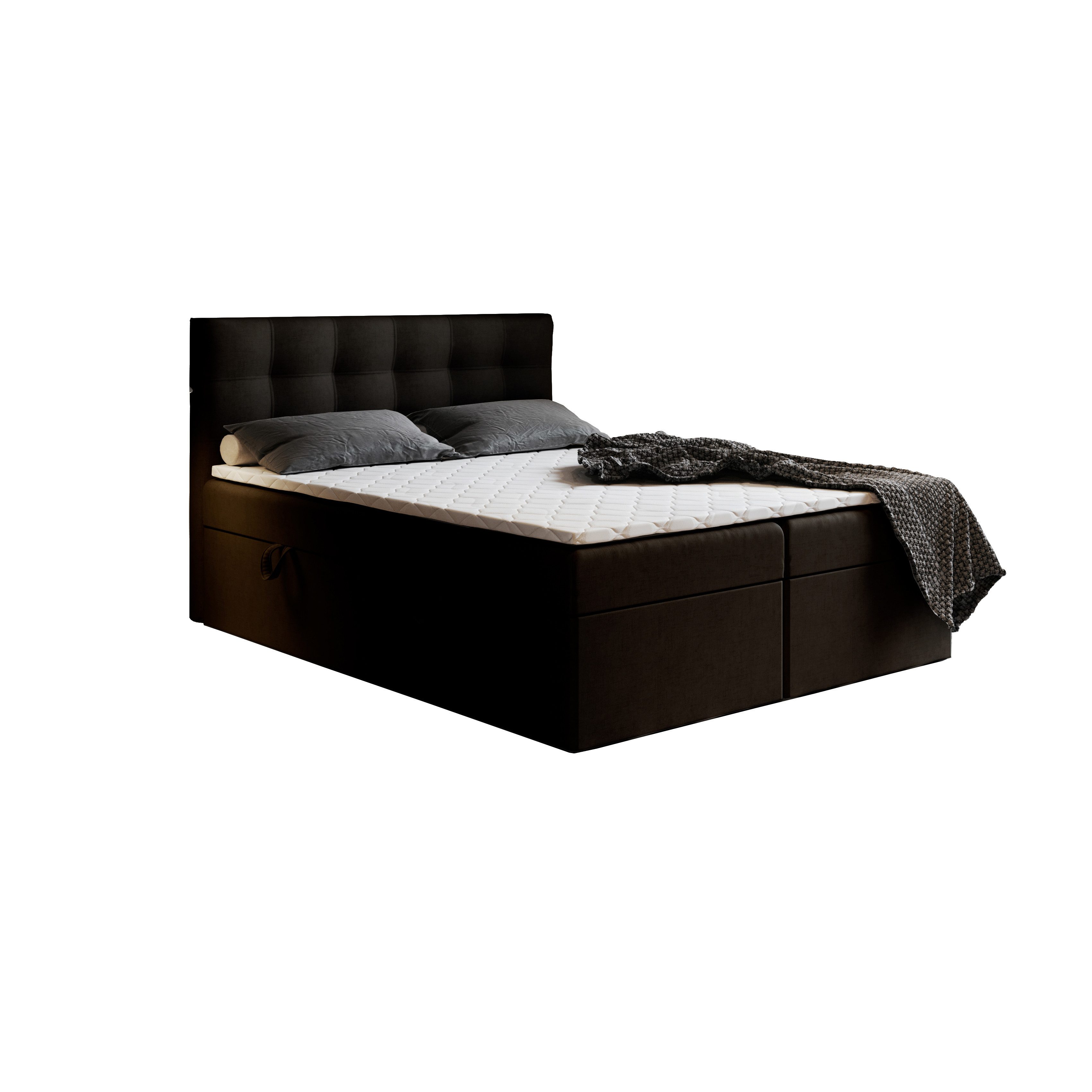 Godre Boxspringbett mit Bettkasten Ewora 140x200 günstig online kaufen
