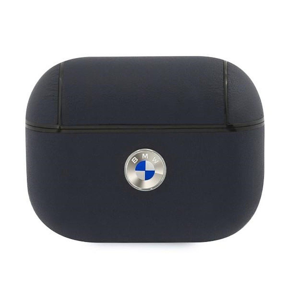 BMW Kopfhörer-Schutzhülle Lederetui Ohrhörerhülle Schutzabdeckung, Echtleder, BMW Logo, stoßfest