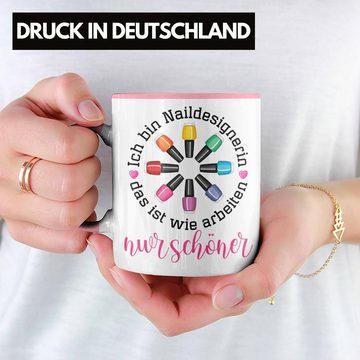 Trendation Tasse Nagelfee Tasse Geschenk Kosmetik Nageldesignerin Nagelstudio Naildesig