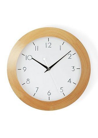 AMS Funkwanduhr 770994 (Quarz,Holz,Buche,Wohnzimmer,Esszimmer,Küche,Arbeits günstig online kaufen