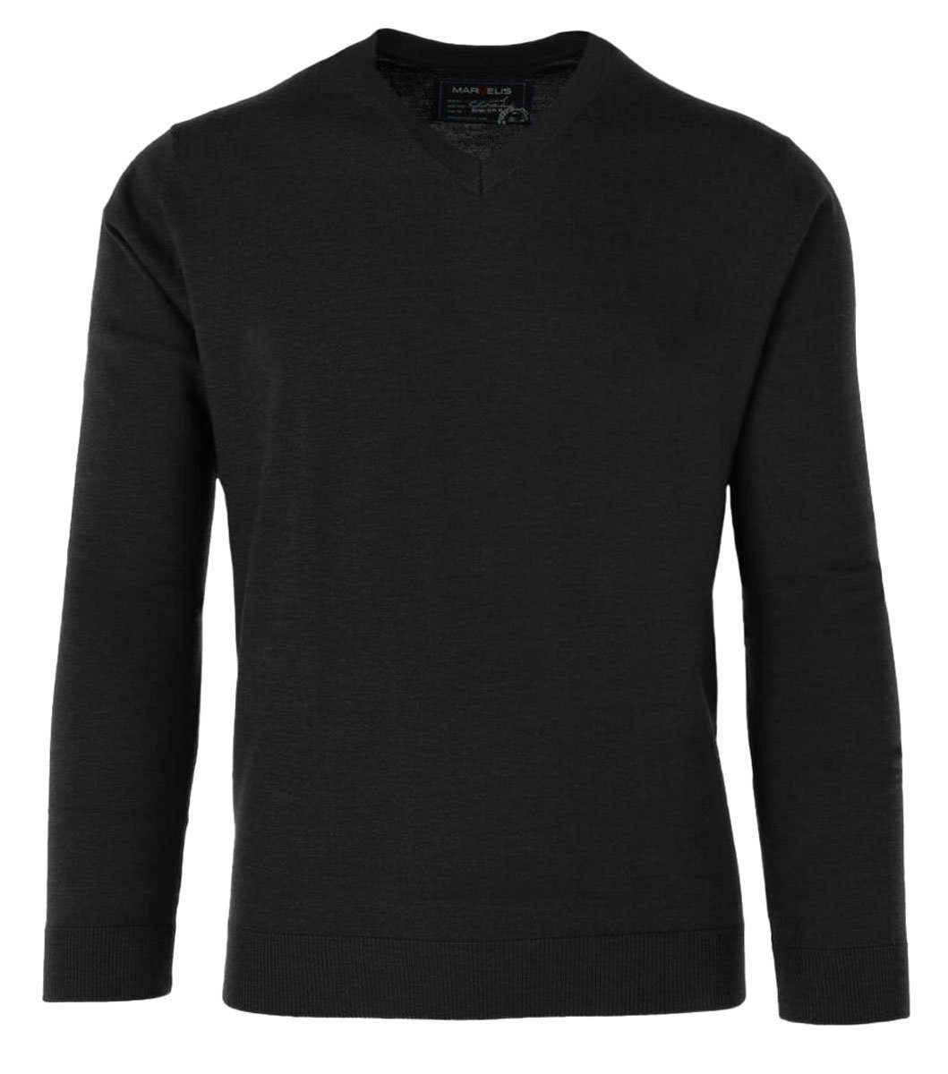 MARVELIS V-Ausschnitt-Pullover Pullover - Merino - V-Ausschnitt