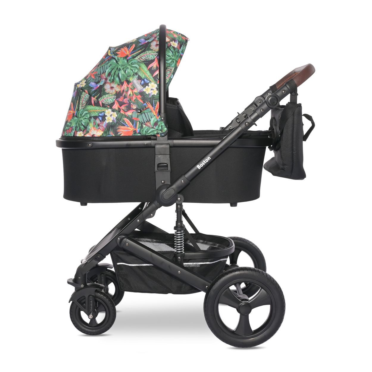 Lorelli Kombi-Kinderwagen Kombikinderwagen Boston 2 in 1, Sportsitz Babywanne Mückennetz bis 22 kg
