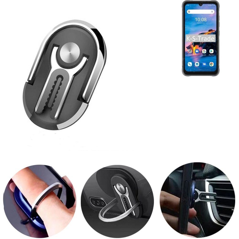 K-S-Trade für UMIDIGI Bison Pro Smartphone-Halterung, (3in1 Smartphone-Ring  Handy-Ring Fingerhalterung Handyring)