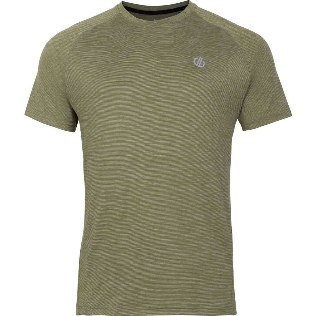 Dare2b Kurzarmshirt Persist Tee Herren-T-Shirt für Sport mit UV-Schutz, reflektierenden Details und