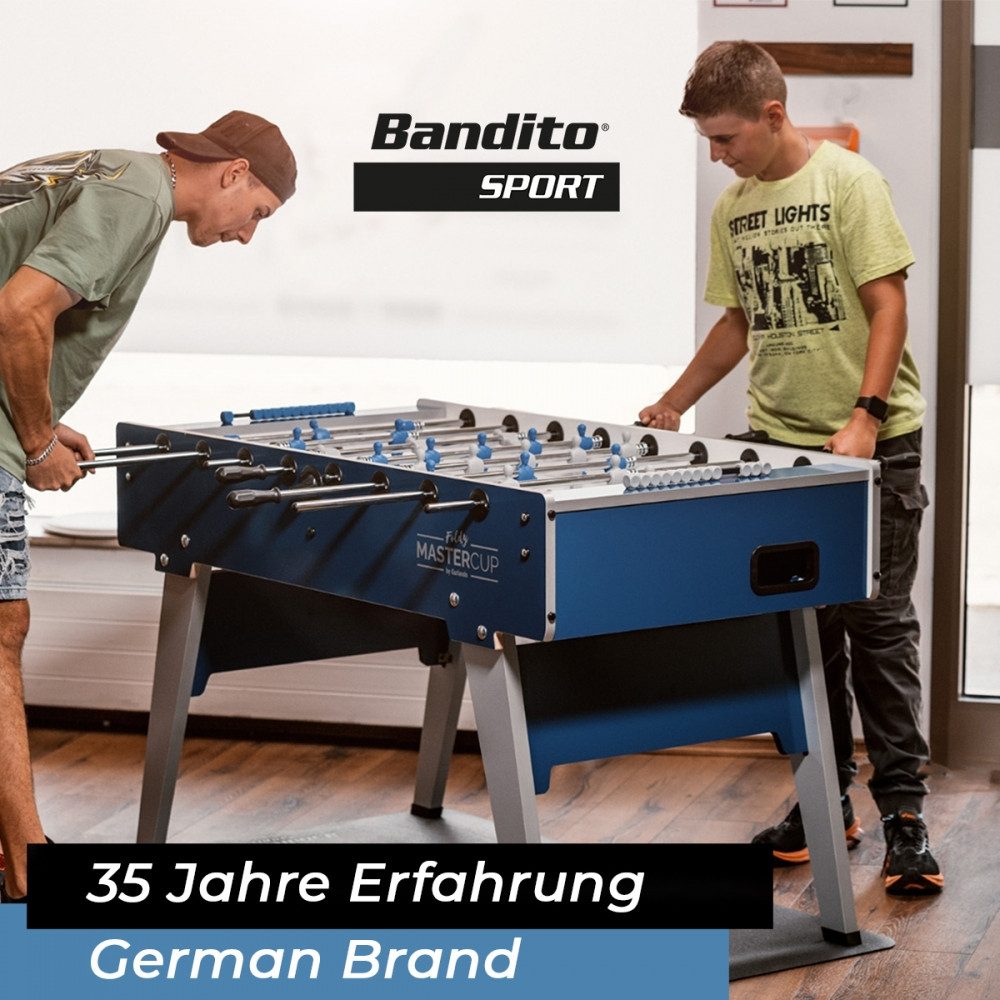 Bandito Kickertisch Bandito Kickerball 3er Set Bomber Tournament - Bälle. (3er Set, Set mit 3 hochwertigen Bällen), Extrem gute Griffigkeit für Profis