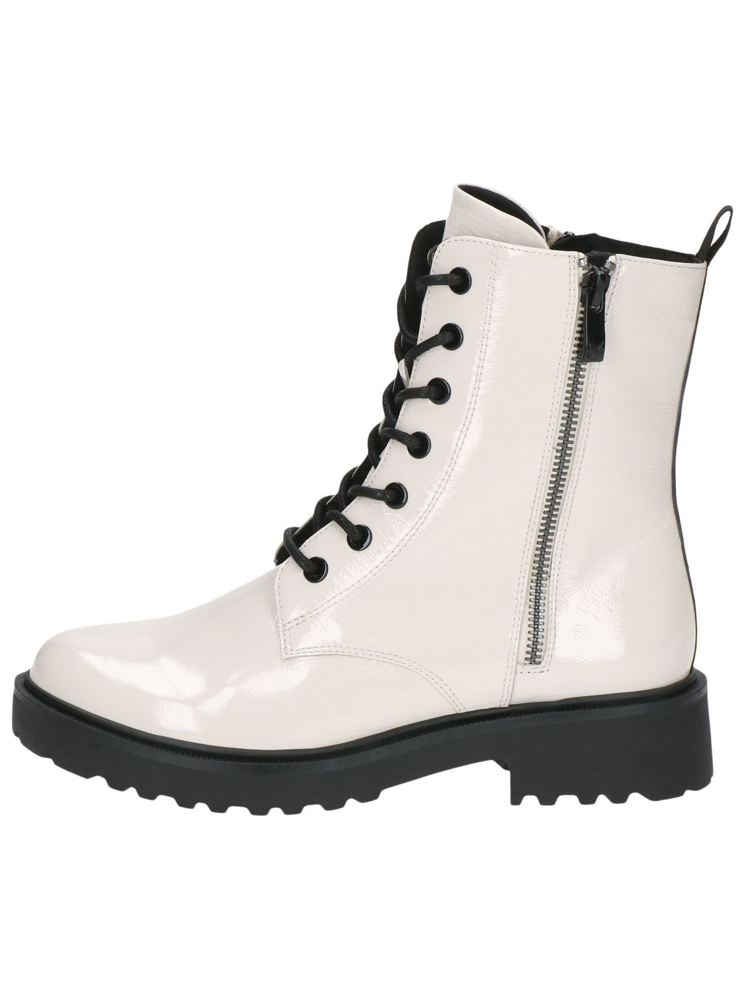 Caprice aus Leder Blockabsatz 9-25217-43 Schnürstiefelette