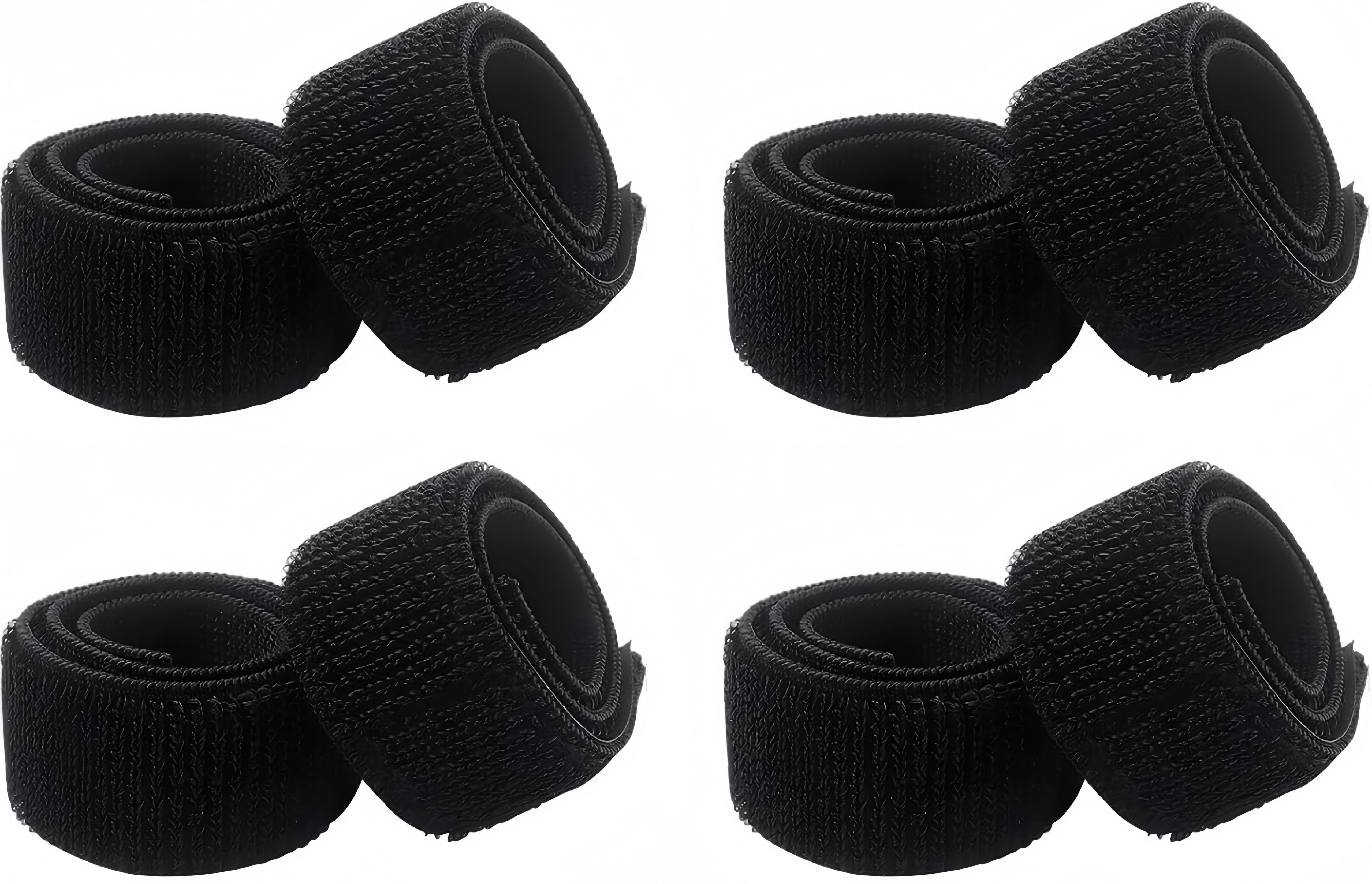 FOUORTUNATE-BEE Klettband 8 Elastische Klettbänder für Beine, Taille und Training, (8-St), Dehnbare Klettgurte für sicheren und flexiblen Halt