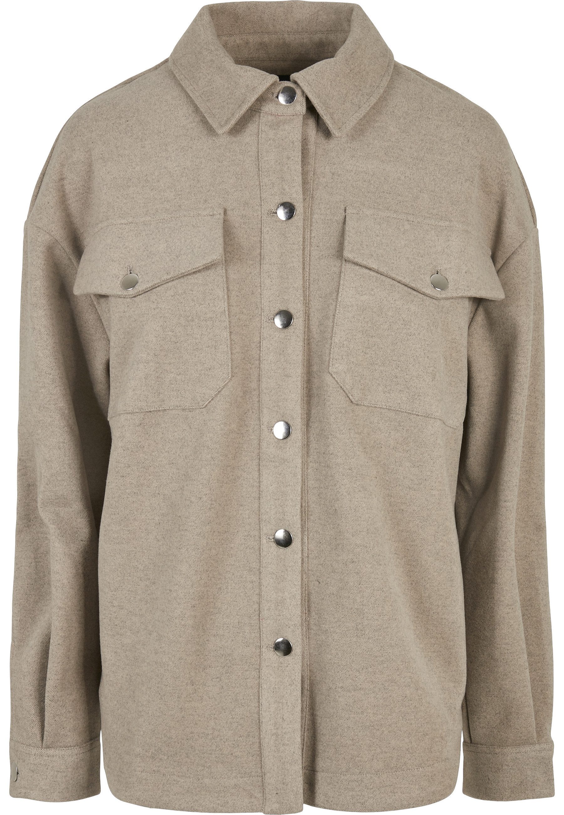 URBAN CLASSICS Hemdbluse Urban Classics Damen Ladies Classic Overshirt