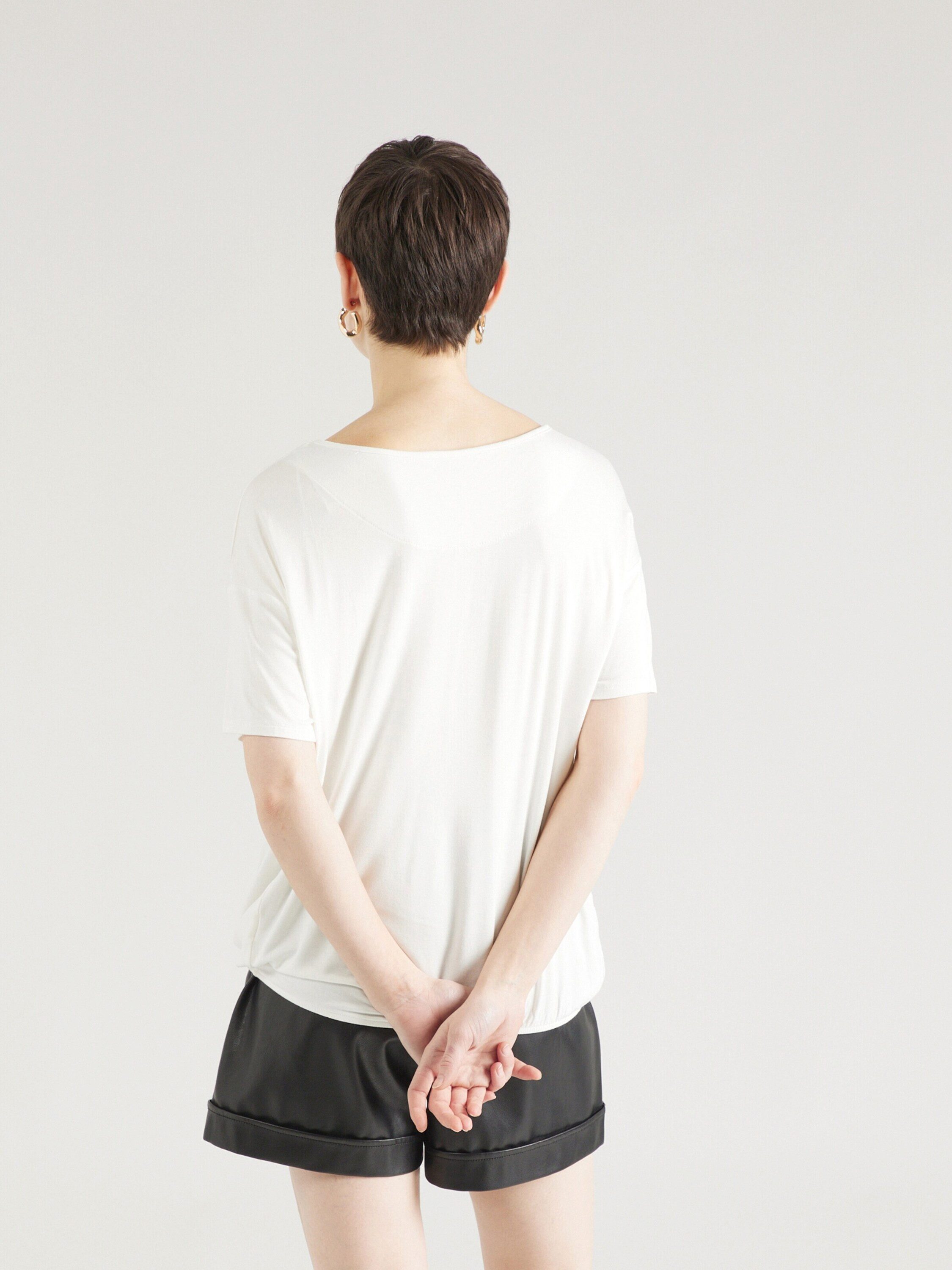 ZABAIONE T-Shirt Ma44na (1-tlg) Drapiert/gerafft