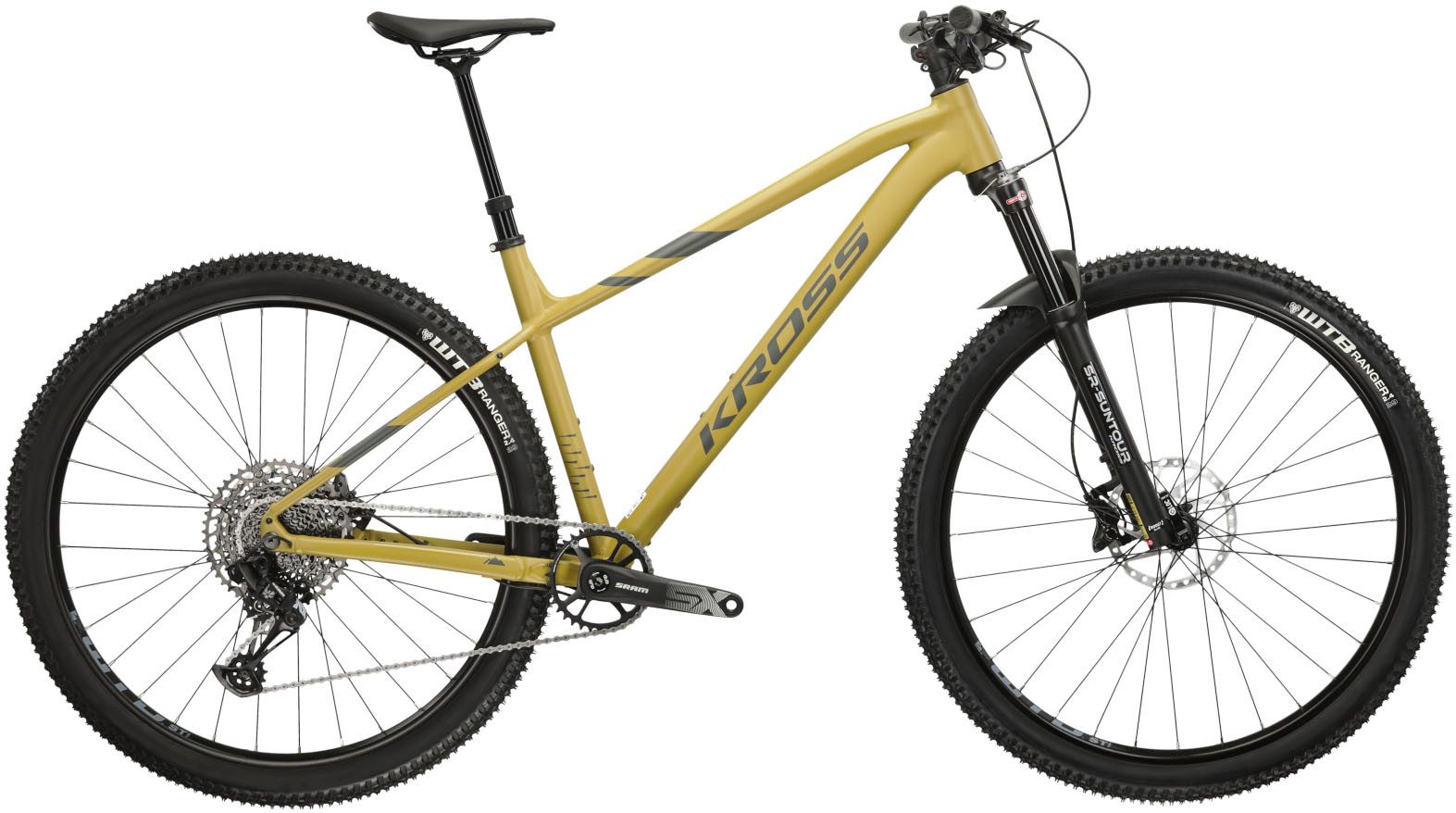 Mountainbike KROSS MTB Hardtail Level 6.0 29" braun 12 Gänge