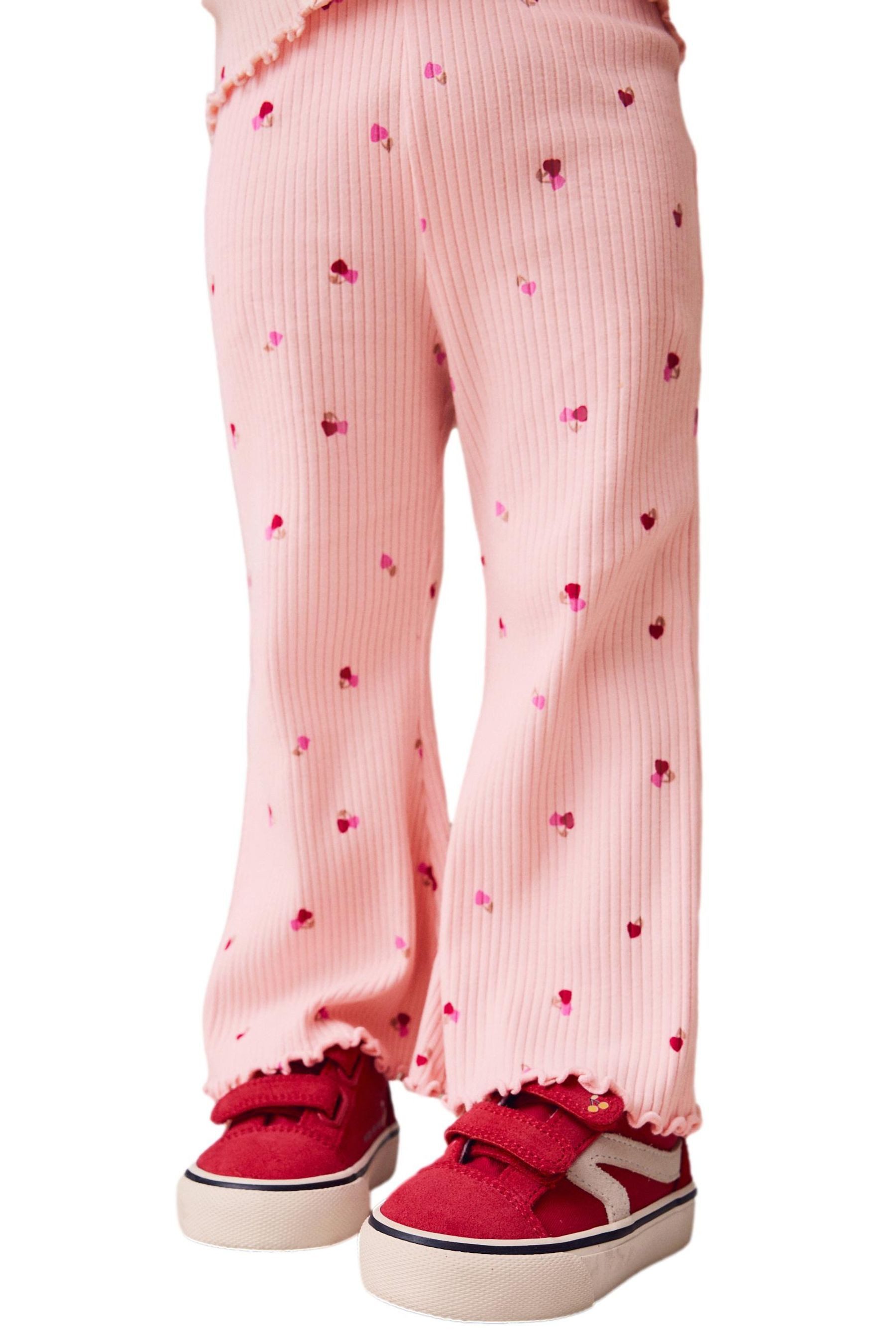 Next Leggings Gerippte Leggings mit ausgestelltem günstig online kaufen