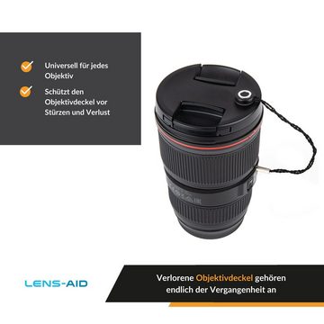 Lens-Aid Kamerazubehör-Set Objektivdeckelhalter, (3 tlg)