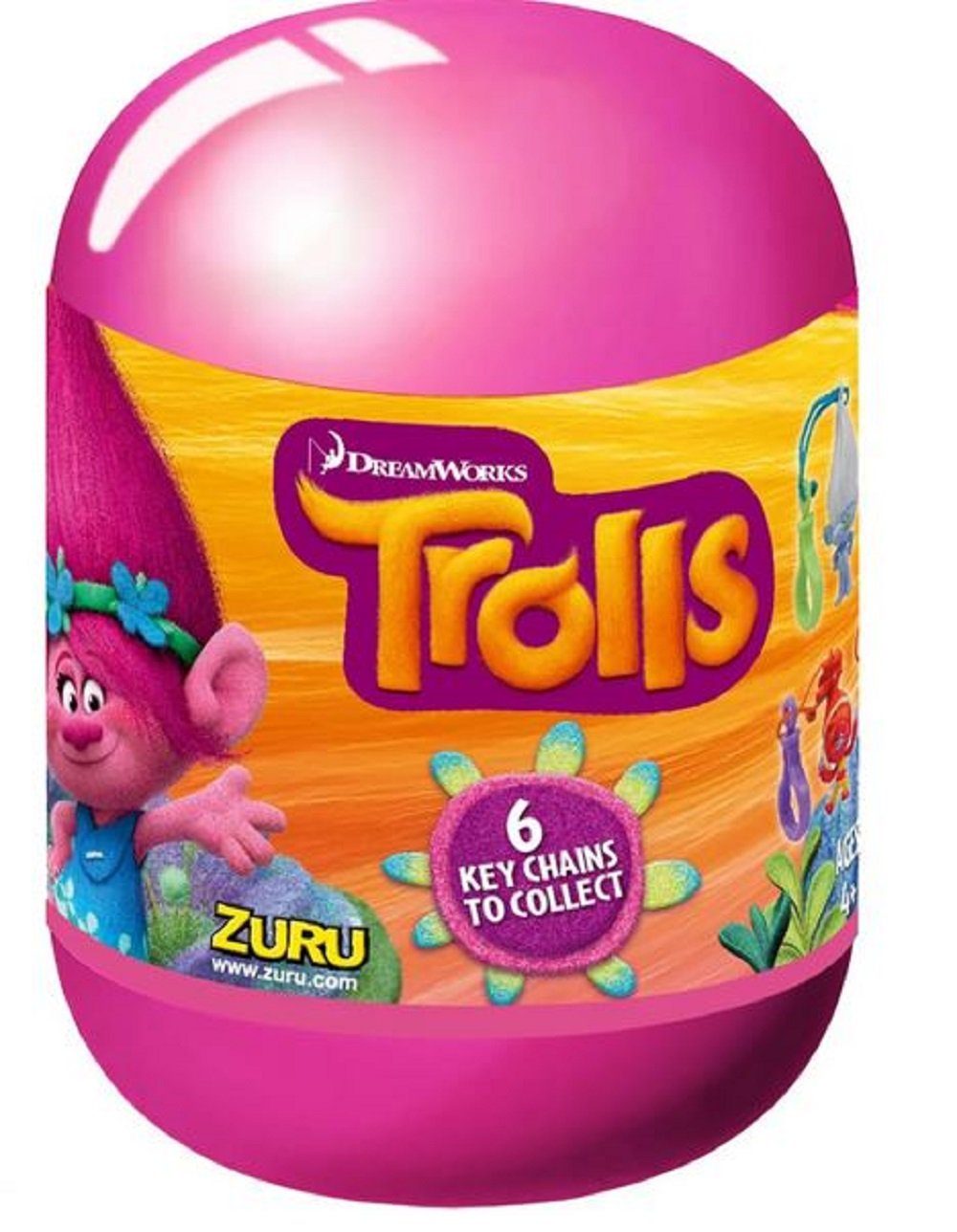 ZURU Anhänger Schlüssel Trolls Schlüsselanhänger Dream Works - Überraschung günstig online kaufen