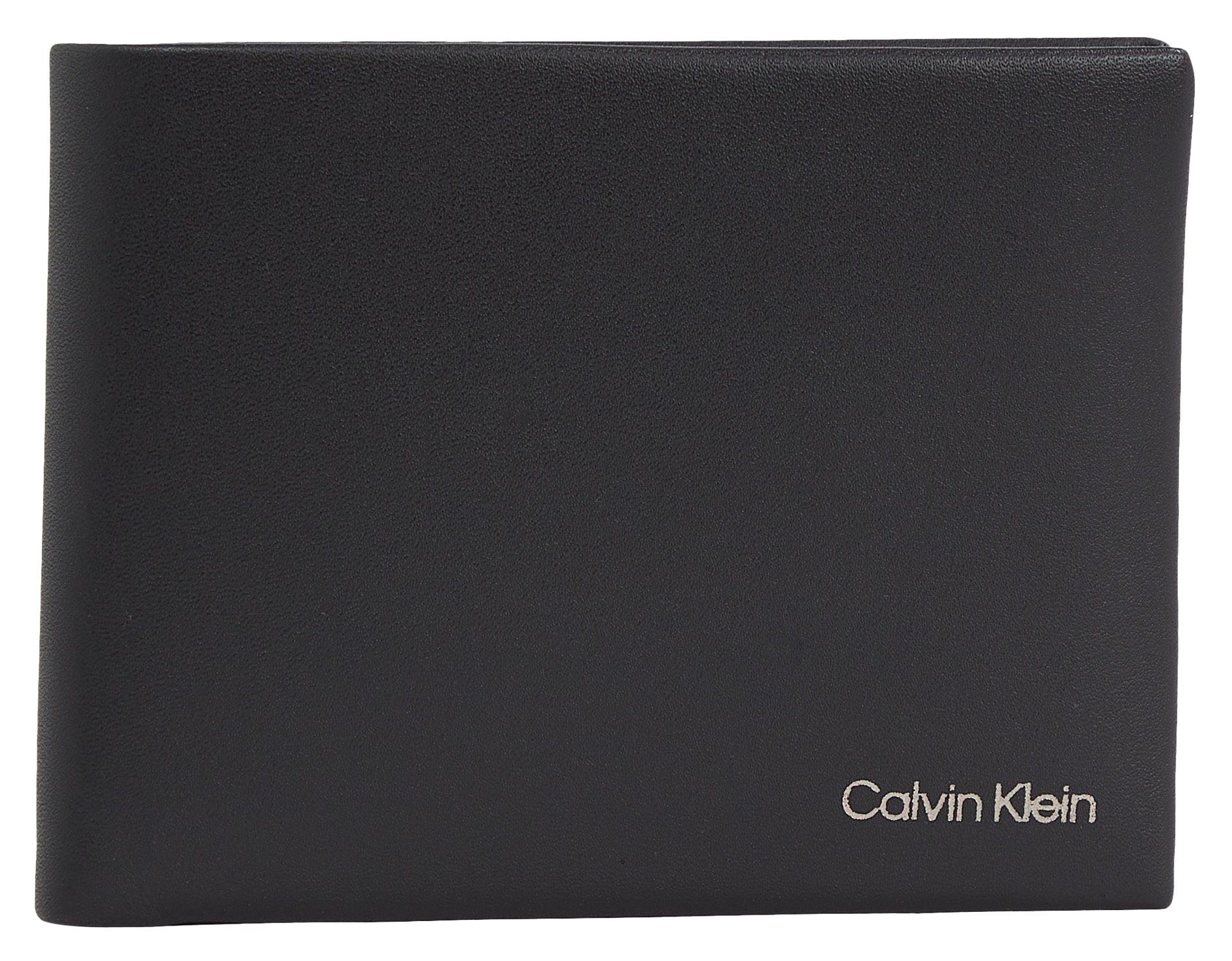 Calvin Klein Geldbörse CK CONCISE TRIFOLD 10CC W/COIN L, in schlichtem Design | Geldbörsen