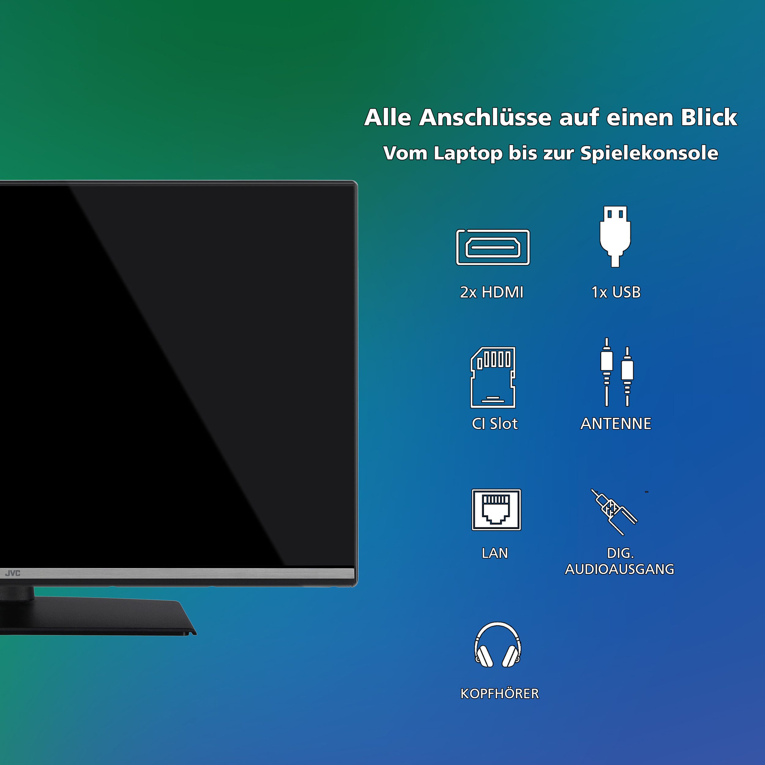 JVC LT-32VDF5455 LCD-LED Fernseher (80 c...