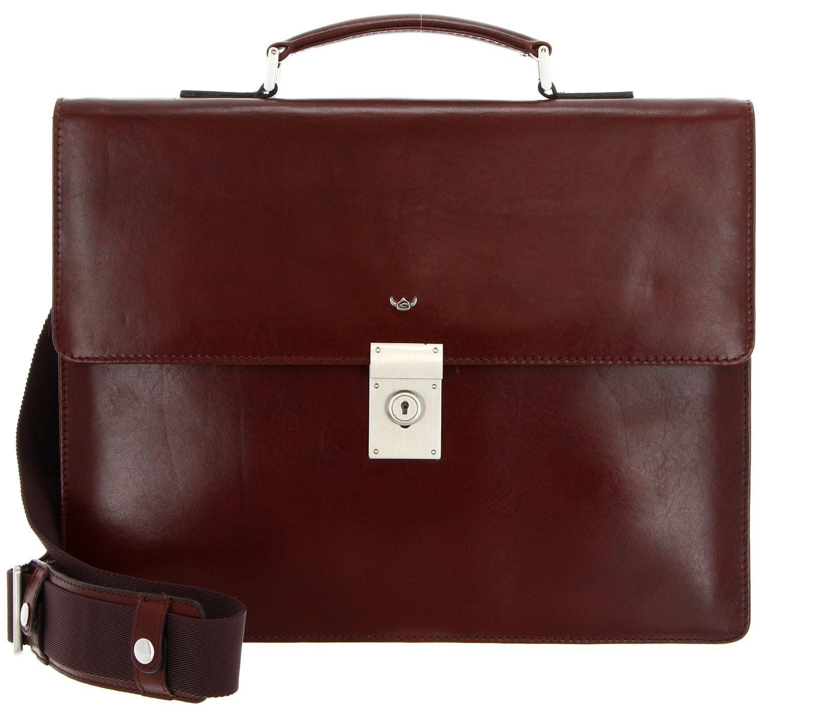 Golden Head Aktentasche Brief Case, aus echtem Rindsleder