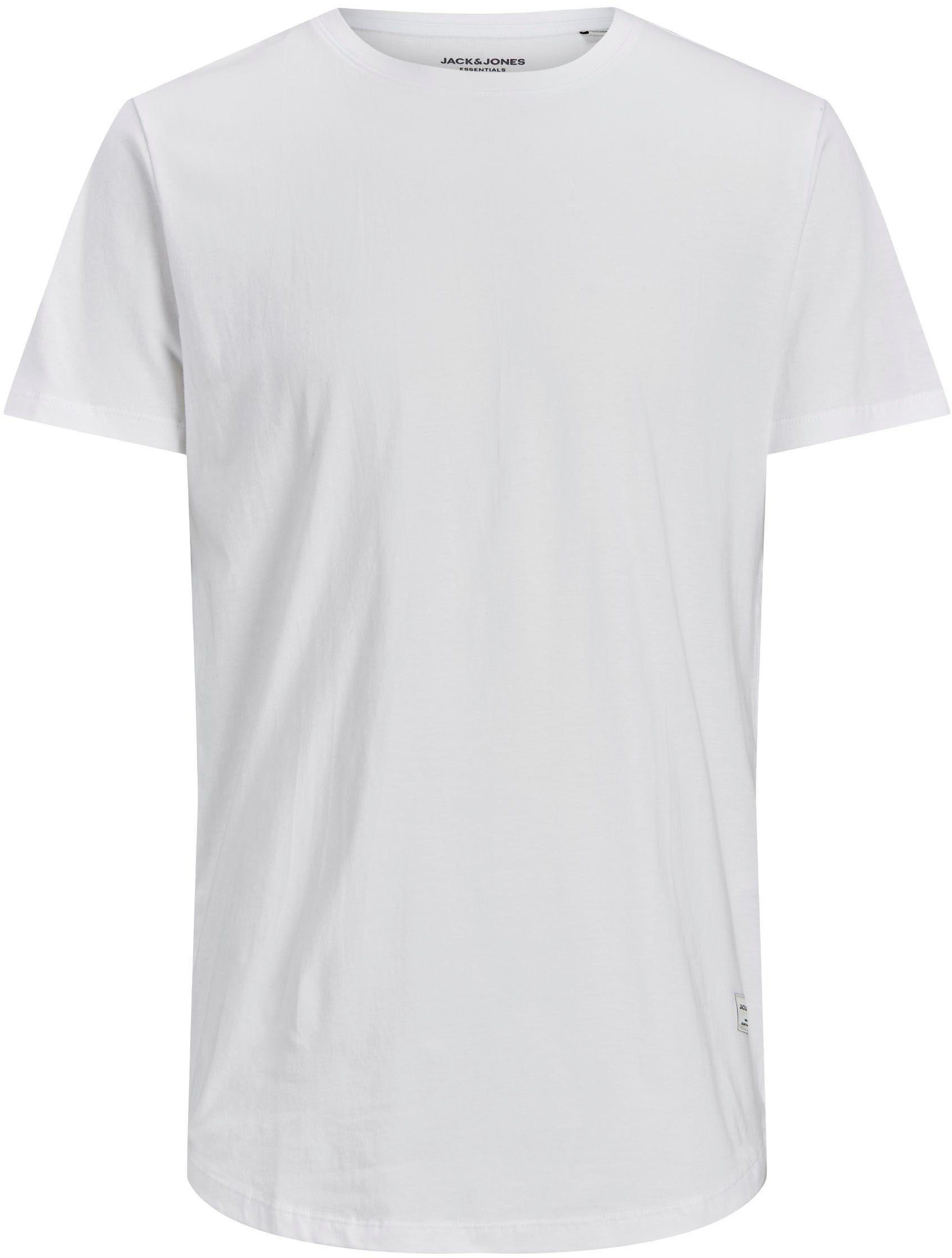 Jack & Jones T-Shirt NOA 5er-Pack) CREW NECK weiß, schwarz 5PK 5-tlg., (Packung, TEE