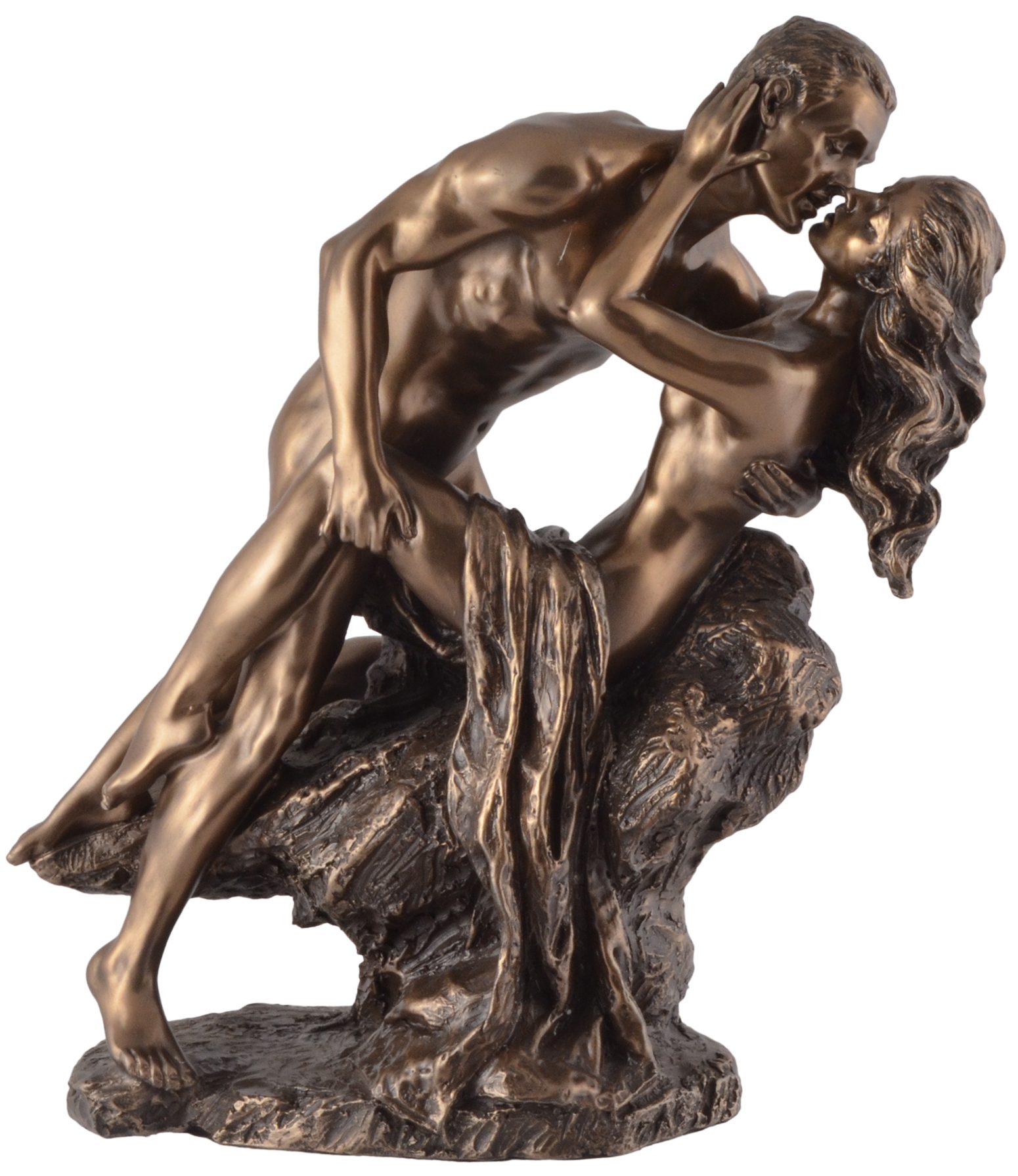 Spring" bronziert, by "Love Dekofigur direct Hand LxBxH bronziert Vogler - von 21x10x22cm ca. Die Gmbh Veronese, Liebenden in