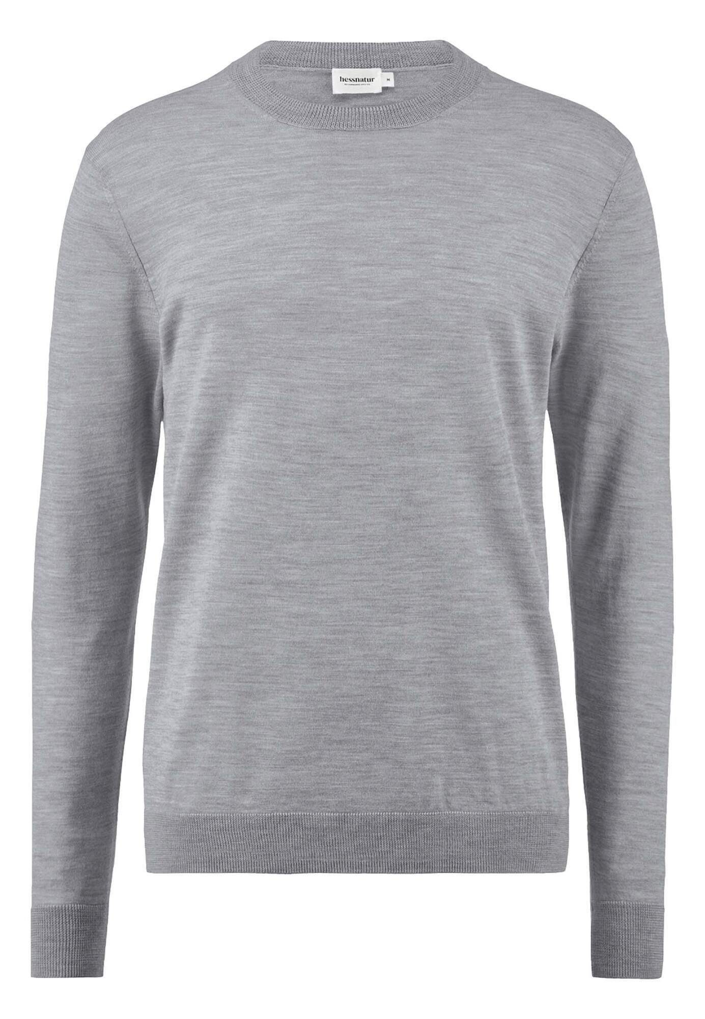 Hessnatur Strickpullover Regular aus reiner Bio-Merinowolle (1-tlg)