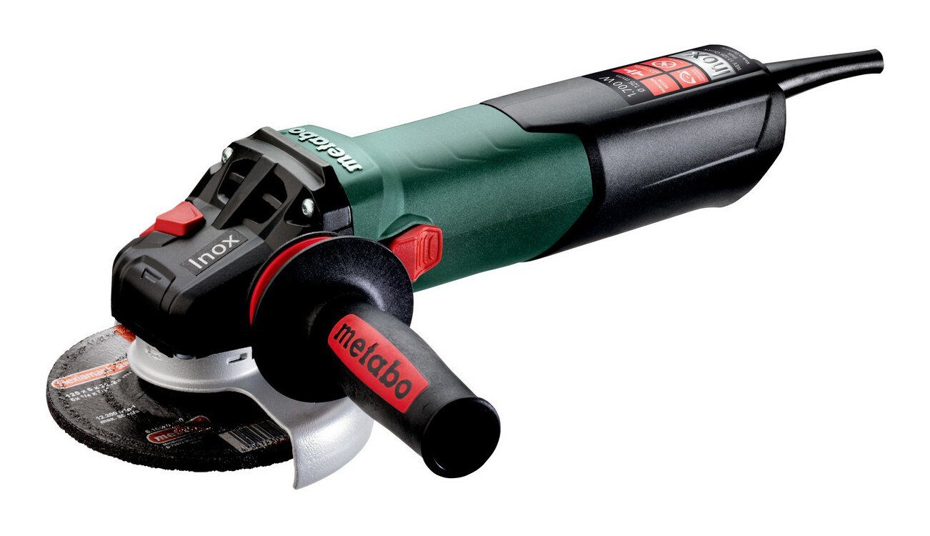 metabo im Quick, max. 7600 WEV Inox Karton 17-125 Winkelschleifer U/min,