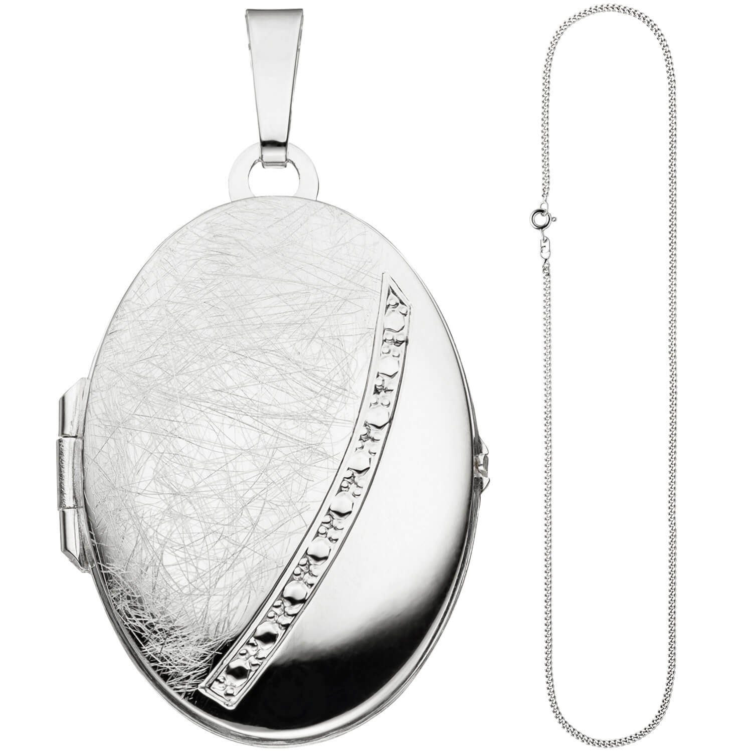 Schmuck Krone Schmuckset Schmuck-Set Panzerkette Medaillon 925 Silber 60cm, günstig online kaufen