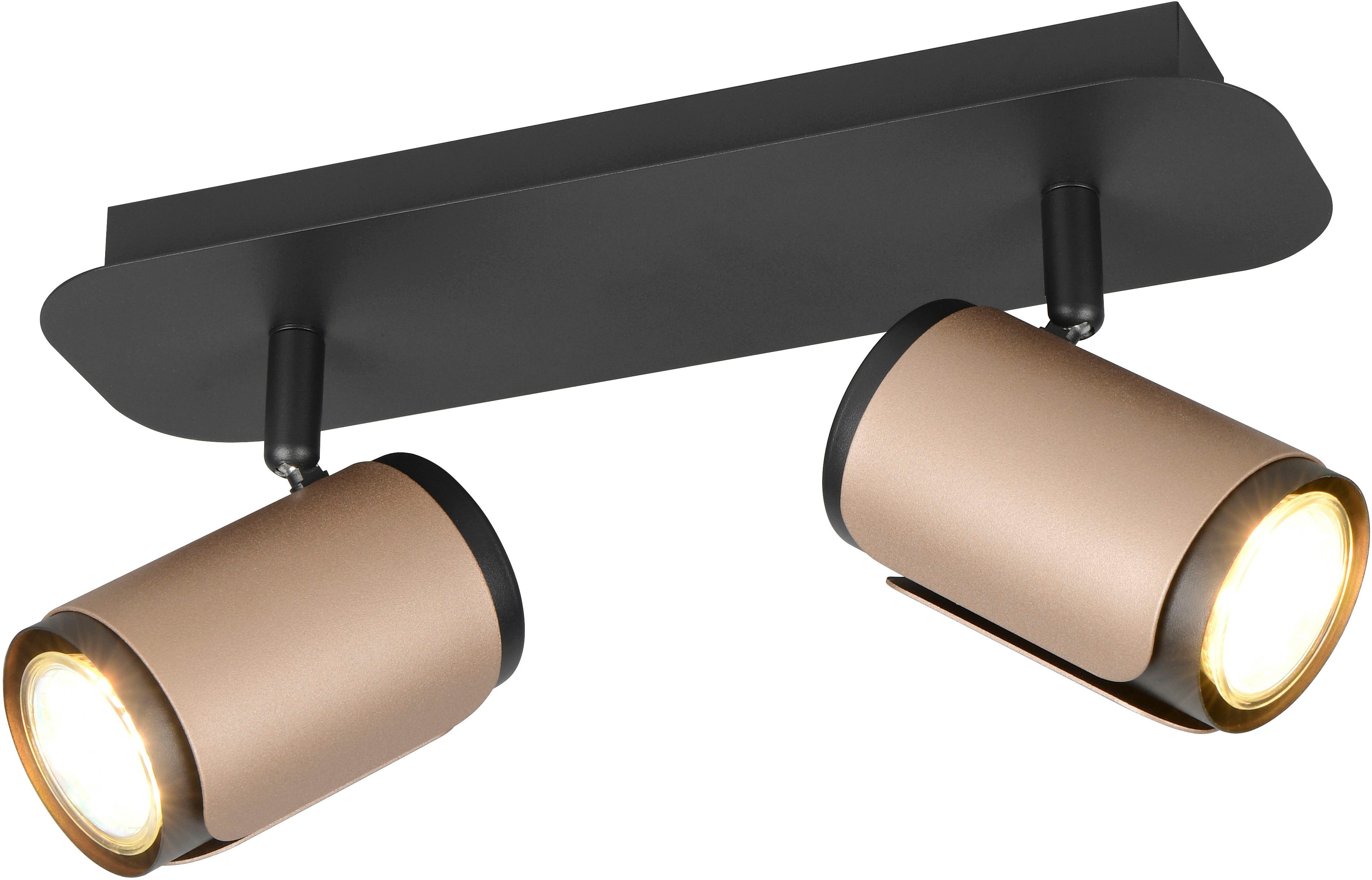 TRIO Leuchten Deckenstrahler GILLAN, Spot 2-flammig, exkl 2x GU10 max 10W, günstig online kaufen