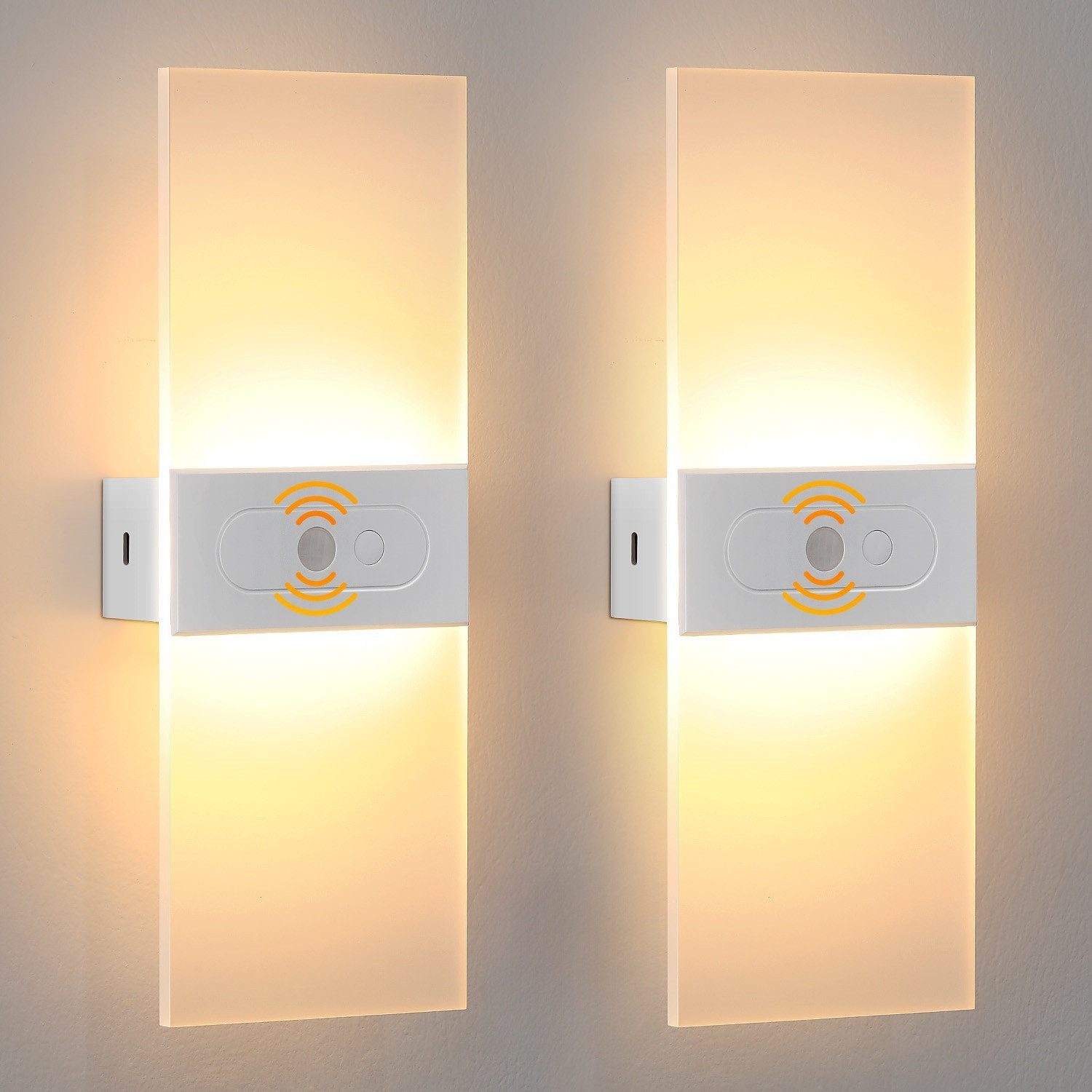 LETGOSPT LED Wandleuchte Wandleuchte Innen, LED günstig online kaufen
