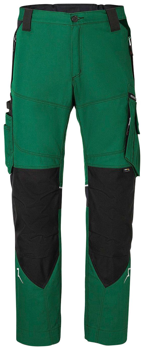 Bundhose PULSE Gr.46-58 Robuste, moosgrün/schwarz Arbeitshose, POWER technische Arbeitsbundhose Kübler (1-tlg)