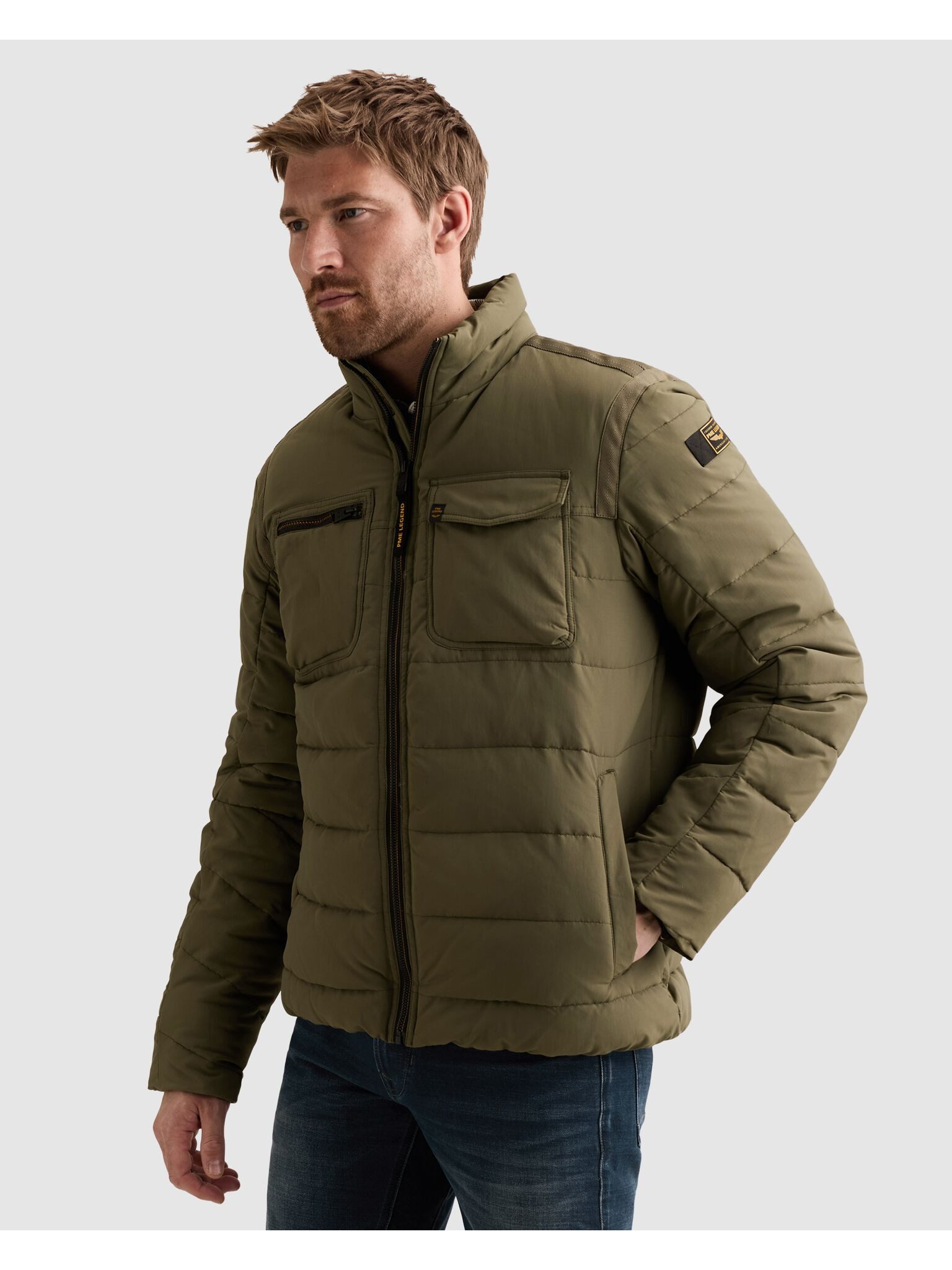 PME LEGEND Outdoorjacke wasserabweisend, mit horizontaler Steppung