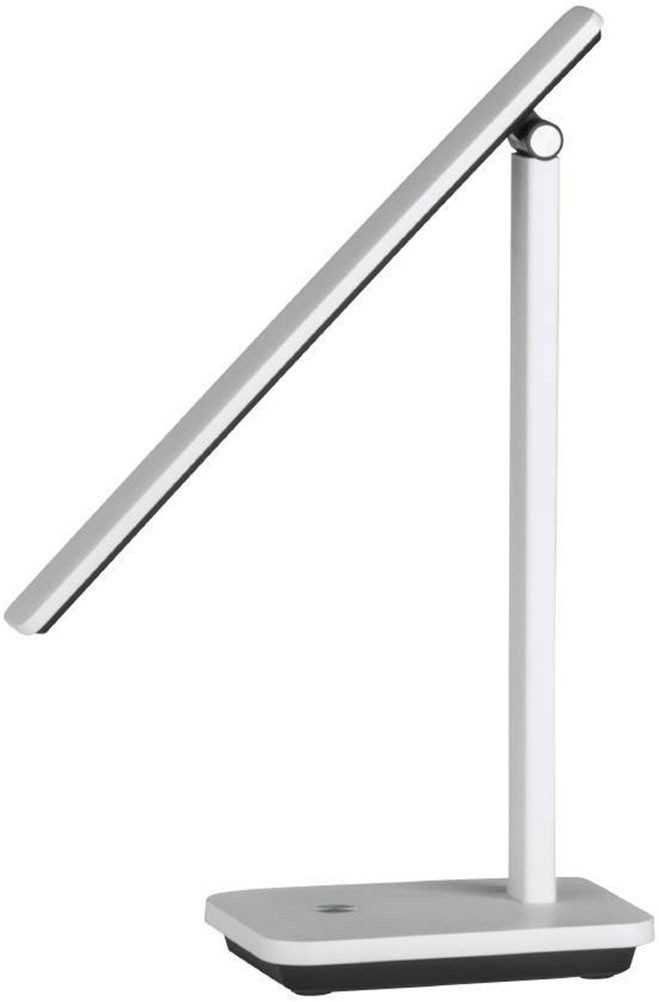 EGLO Tischleuchte INIESTA LED Tischlampe, Touchsensor, dimmbar, USB, Dimmer, Dimmfunktion, Ein-/Ausschalter, USB-Ladefunktion, mehrere Helligkeitsstufen, LED fest integriert, warmweiß - kaltweiß, Leselampe, Schreibtischlampe, 3-step CCT, Kopf verstellbar, 33x35x35cm