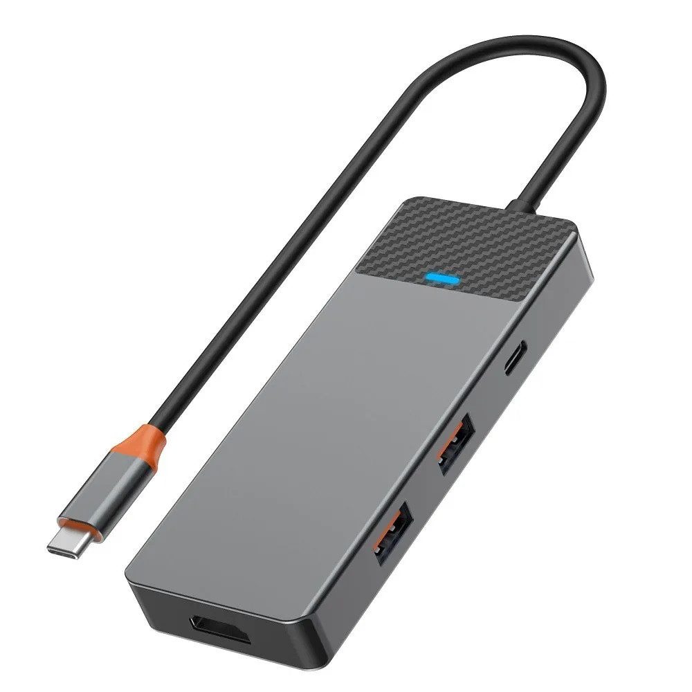 HUB 7/9/12 in 1 USB-C HUB - Aluminiumgehäuse Multifunktionsadapter USB-Adapter
