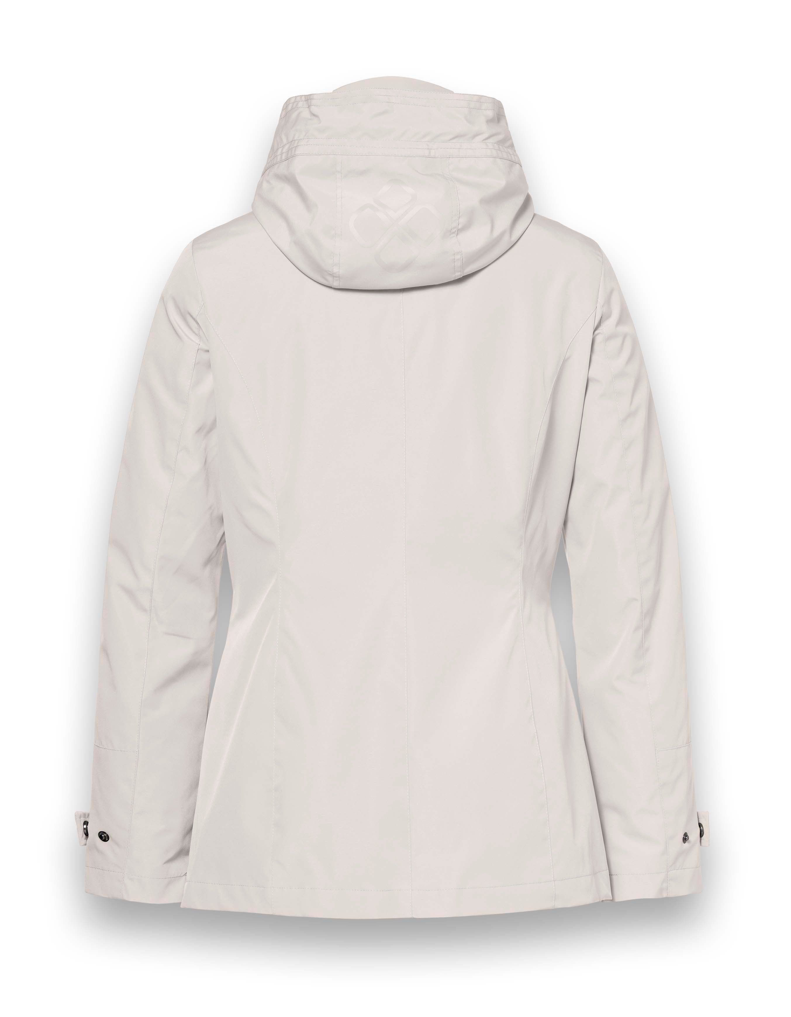 District Funktionsjacke Übergangsjacke Cosmos (mit Kapuze, wasserabweisend) sandbraun Damen
