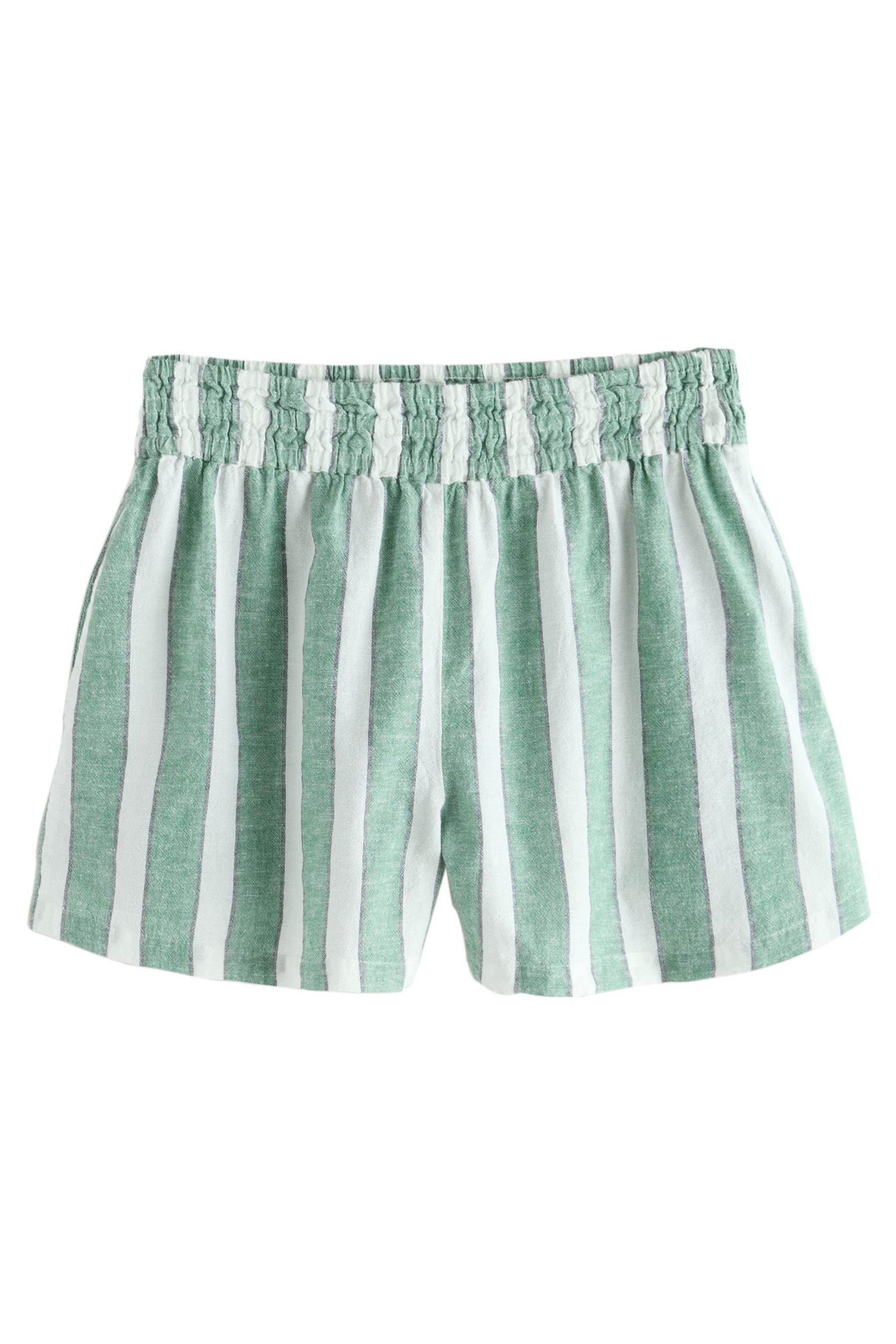 Shorts Sommershorts aus Leinenmischgewebe