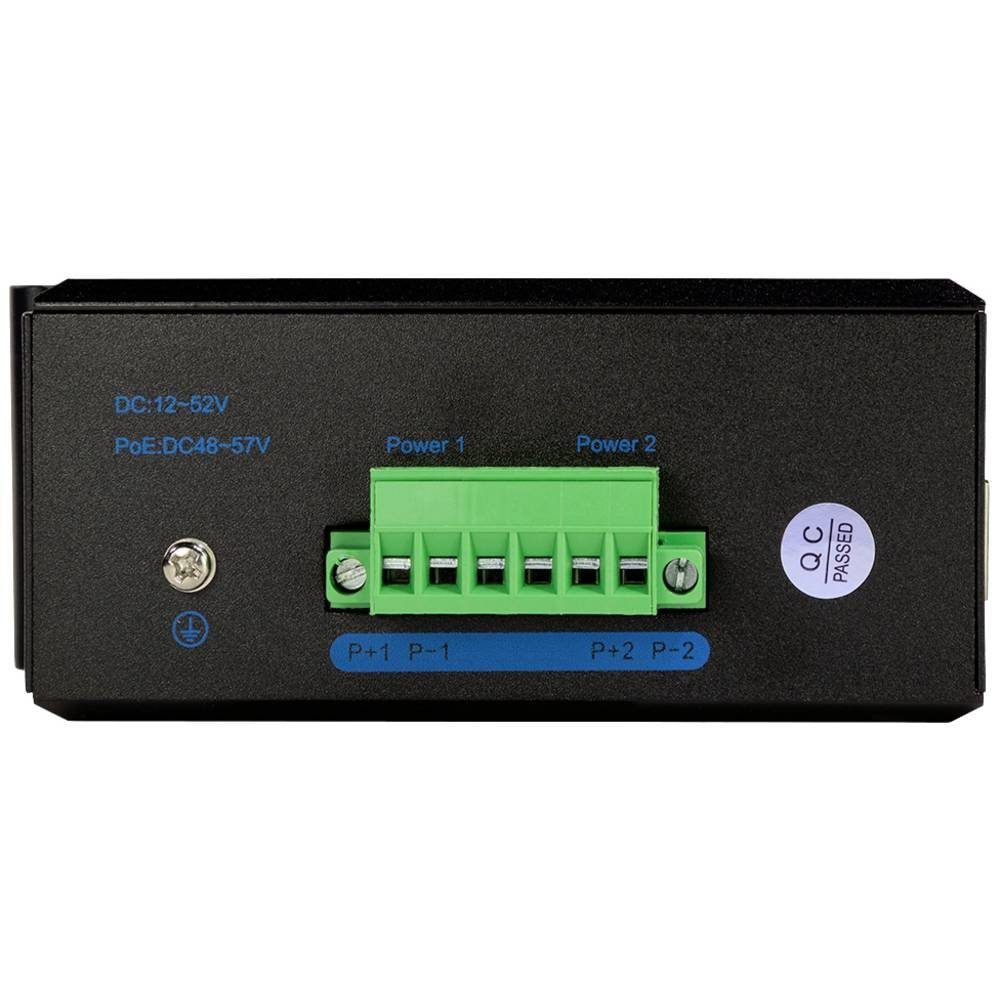 5-Port, Industrie LogiLink (PoE-Funktion) Ethernet PoE-Switch, Netzwerk-Switch Fast