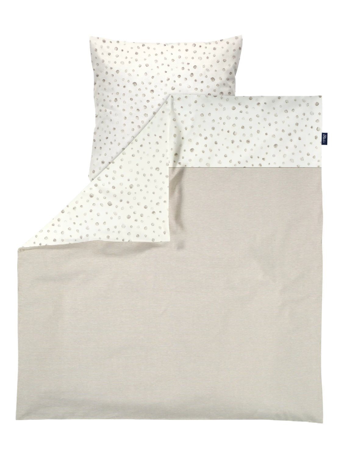 Alvi® Babybettwäsche Bettwäsche Baumwolle, Baumwolle, 2 teilig, atmungsaktiv