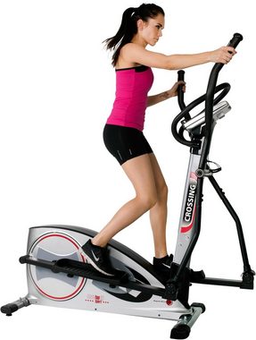 Christopeit Sport® Crosstrainer-Ergometer CX 7, Backlit LCD Display mit Tablet- bzw. Smartphonehalterung