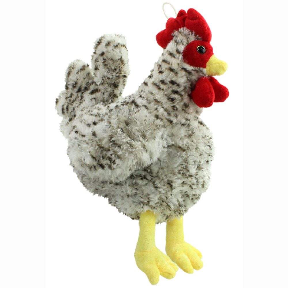 Rasehorn Kuscheltier Huhn sitzend ca 28 cm, Gockel, flauschiger Plüsch Baue günstig online kaufen