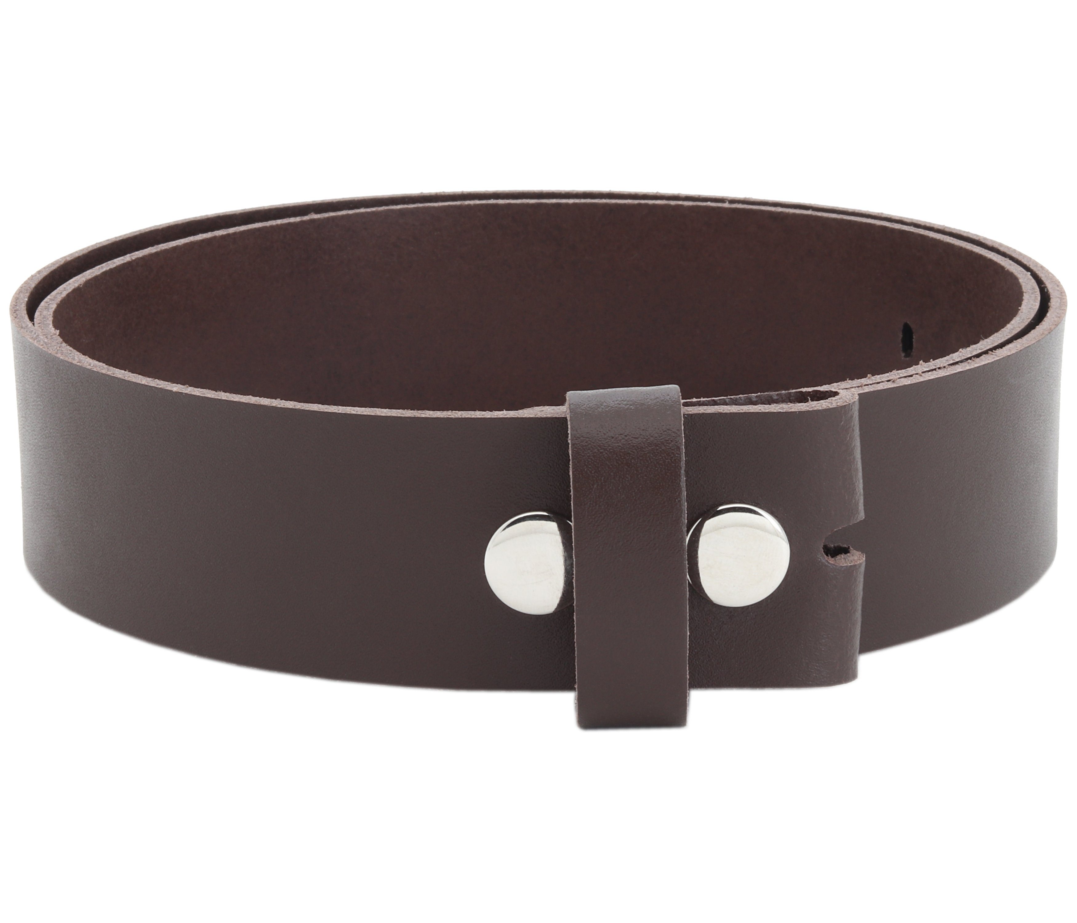 COLOGNEBELT Ledergürtel OM101-SL-Dunkelbraun MADE IN GERMANY, günstig online kaufen