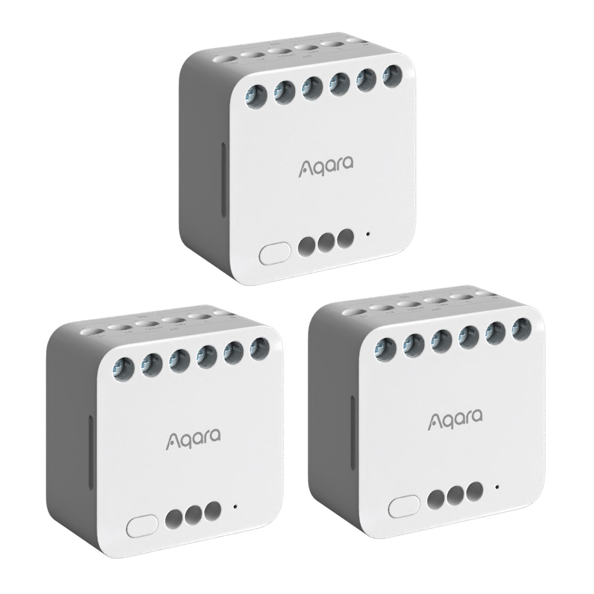 Aqara Aqara Dual Relais Modul T2, Erfordert Aqara Zigbee 3.0 HUB, Smart-Home-Zubehör