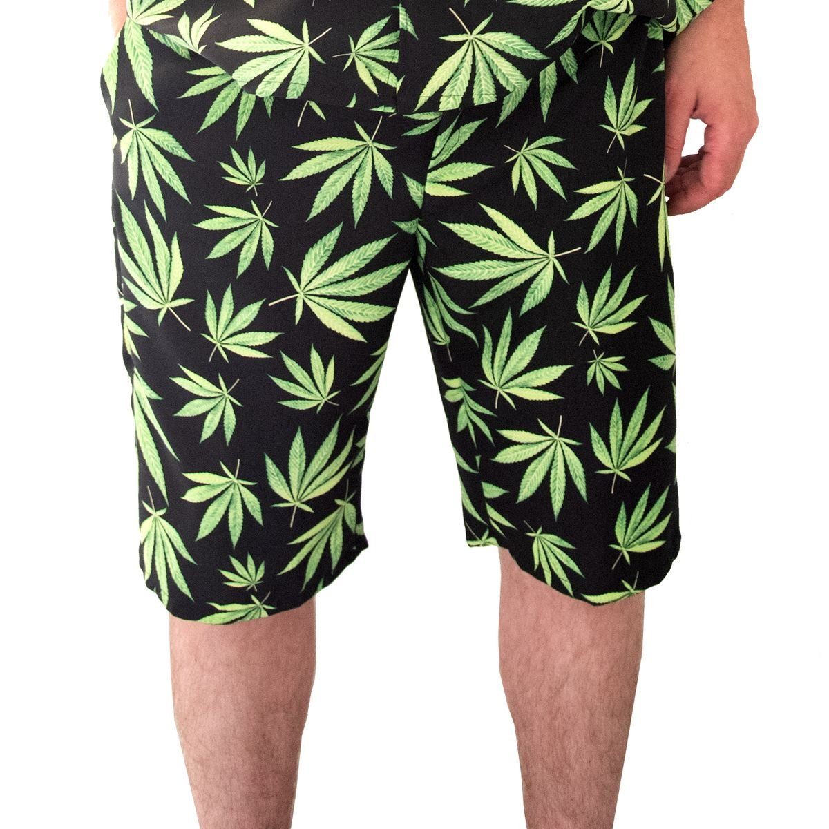 Lipta TDP Kostüm Cannabis Hanf Motiv Shorts für Erwachsene