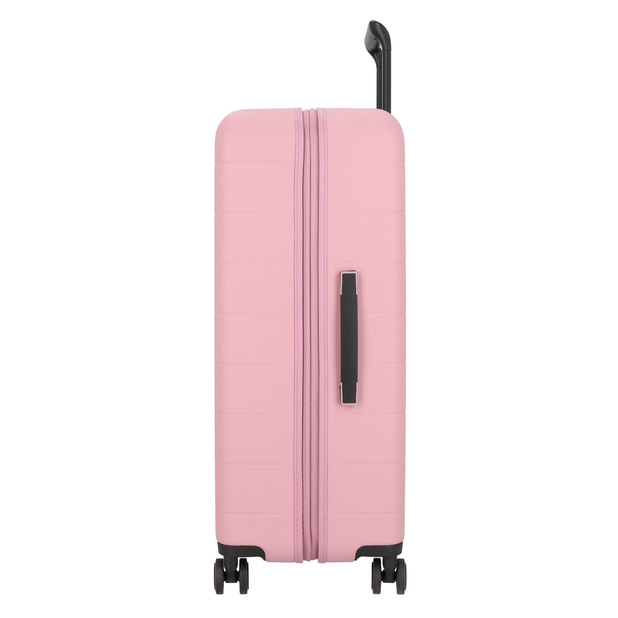 Tourister® Rollen, vintage pink Hartschalen-Trolley Polycarbonat 4 American Novastream,