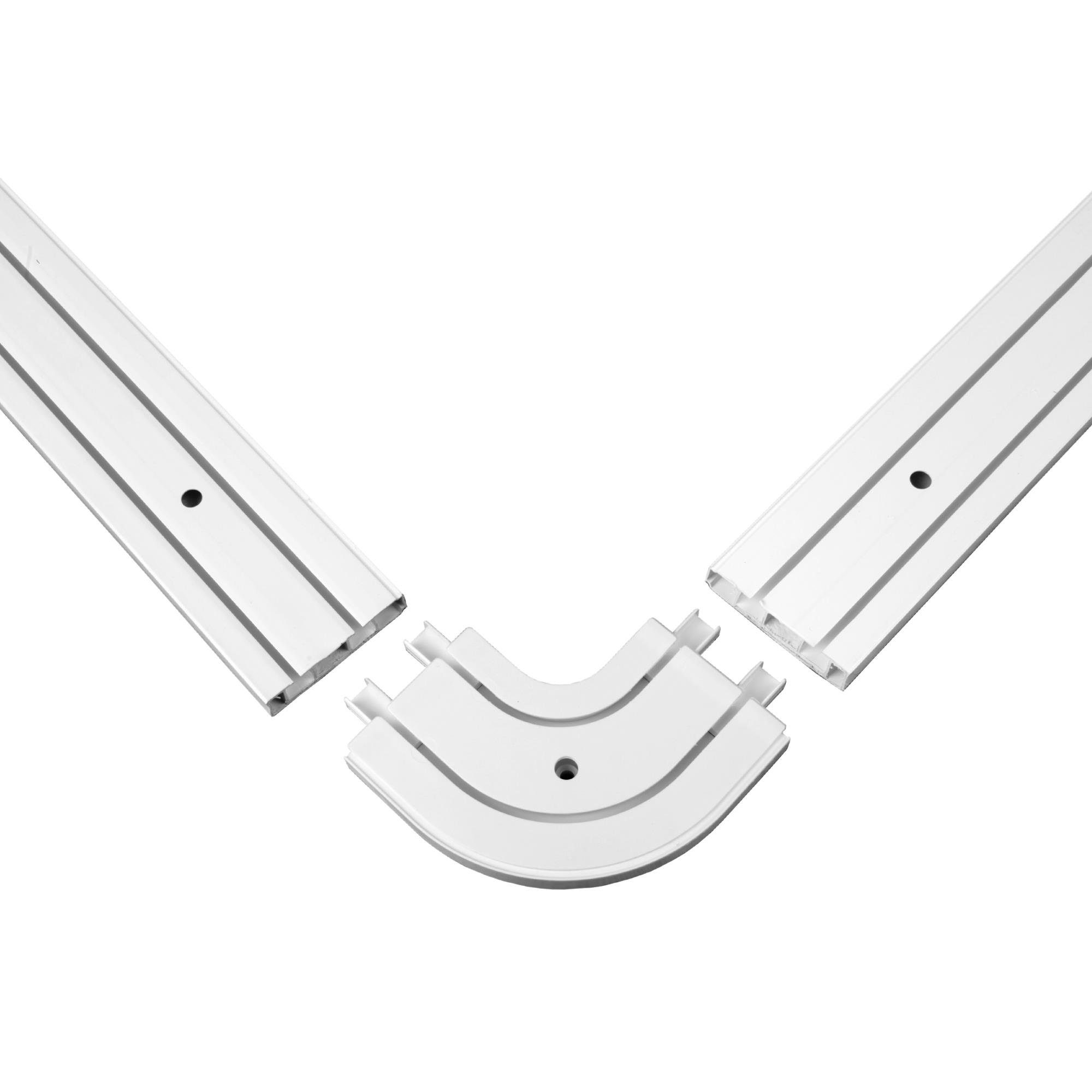 Bestlivings Erker-Innenbogen, 2-läufig, mit Bohren, wird in vorhandene Gard günstig online kaufen